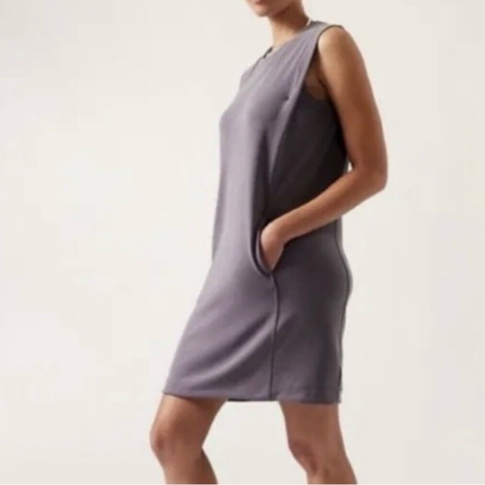 Athleta Lavender/Gray Seasoft Tank Dress Size 2X